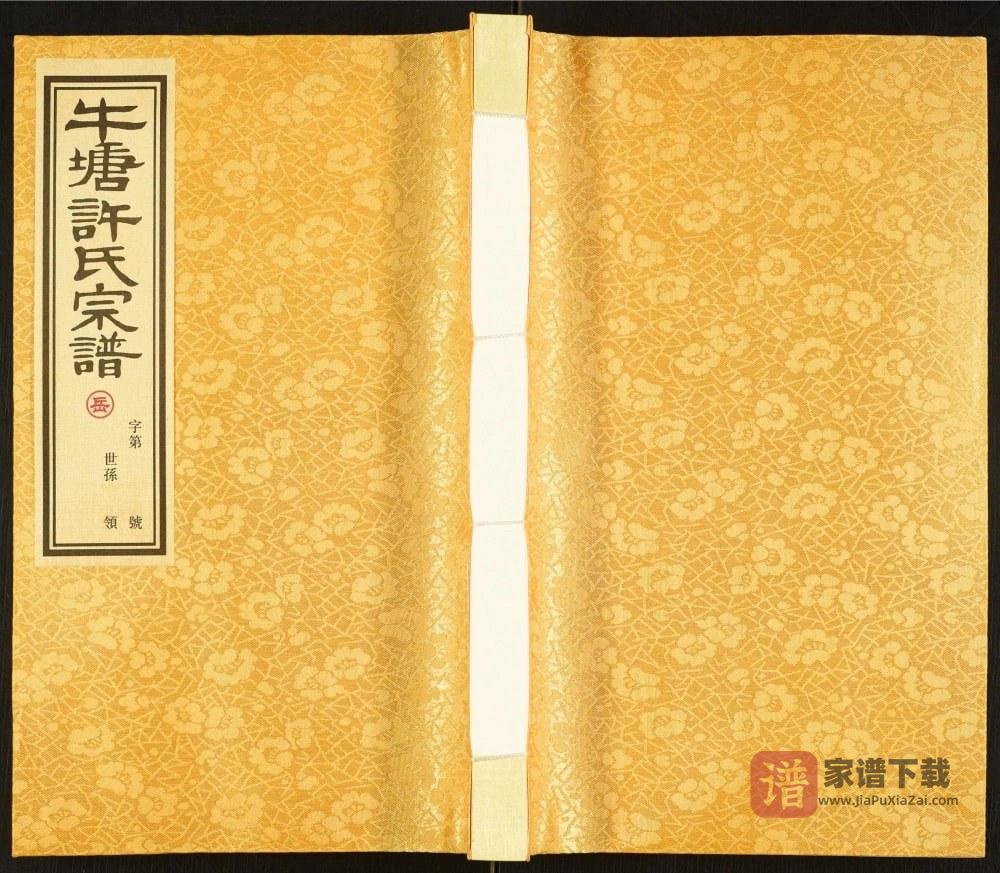 图片[1]-江苏常州武进区牛塘许氏宗谱（敦本堂）PDF高清电子版下载-家谱下载