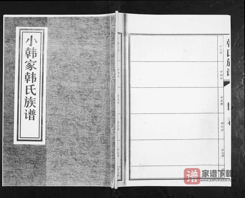 图片[1]-山东昌邑小韩家韩氏族谱PDF高清电子版下载-家谱下载
